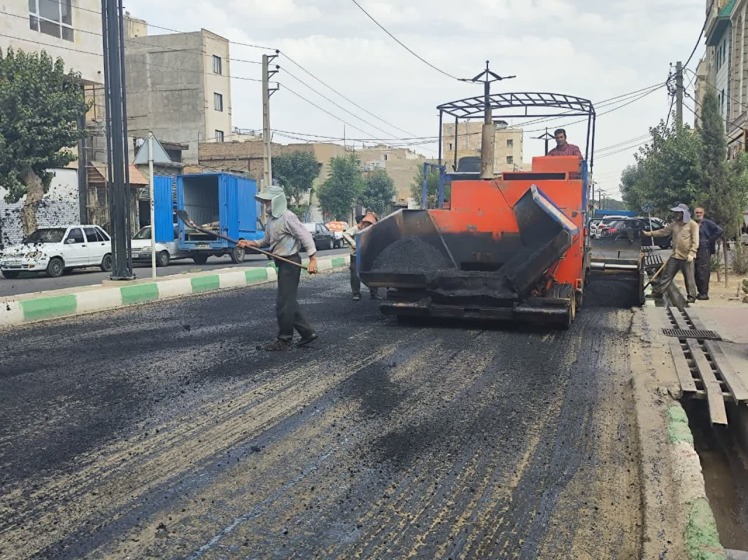 در مسیر نهضت بزرگ آسفالت در باقرشهر