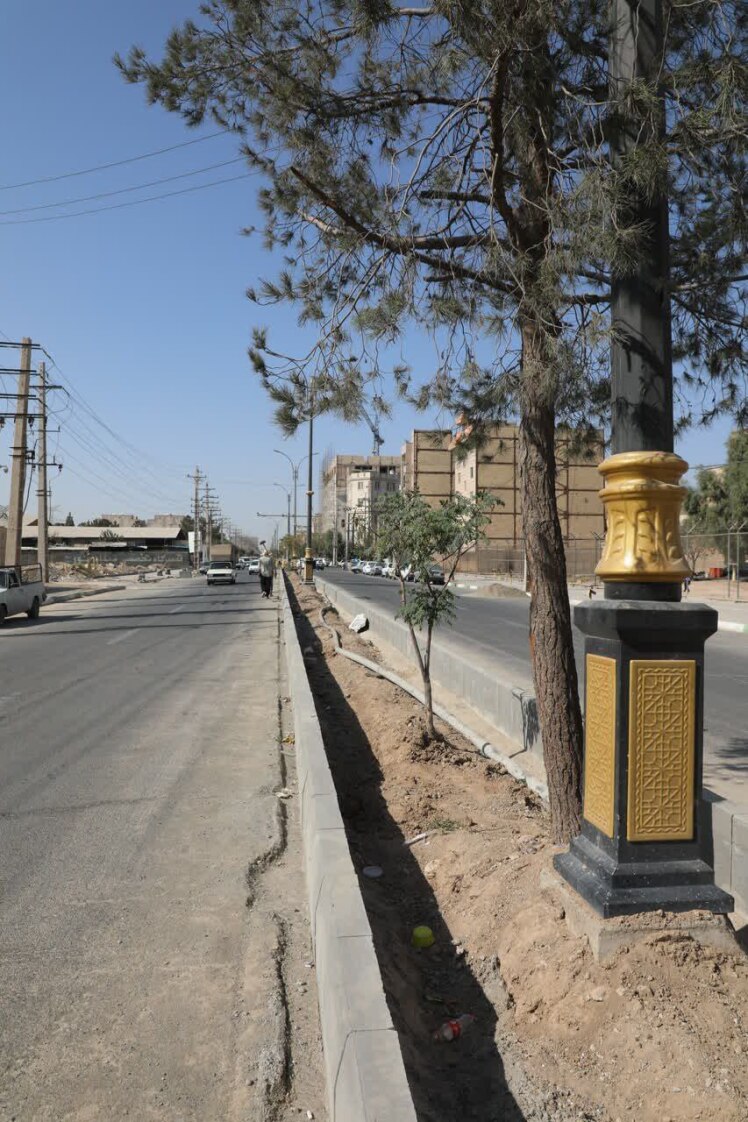 تداوم عملیات عمرانی در بلوار فلسطین باقرشهر