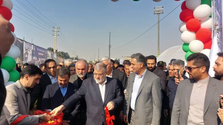 افتتاح پل امید در باقرشهر