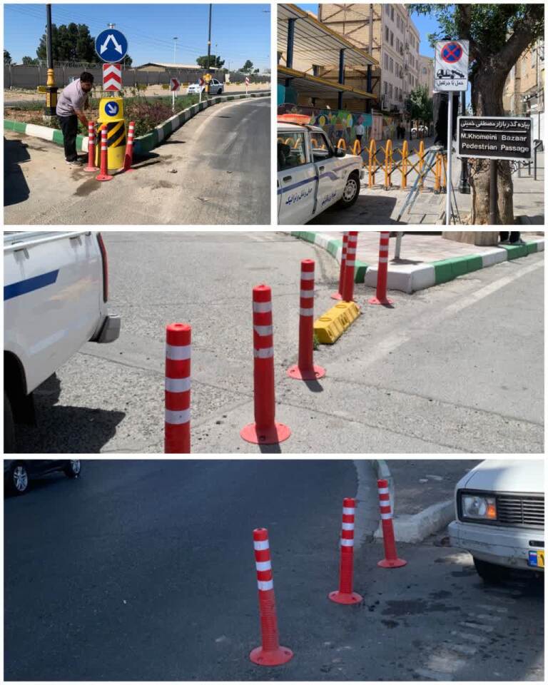 اقدامات اخیر شهرداری باقرشهر در بهبود ایمنی ترافیکی