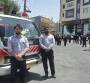 حضور فعال آتش‌نشانان در مسیرهای سوگواری عاشورا