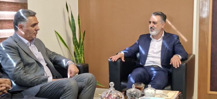 دیدار هفته دولتی شهردار باقرشهر با بخشدار کهریزک