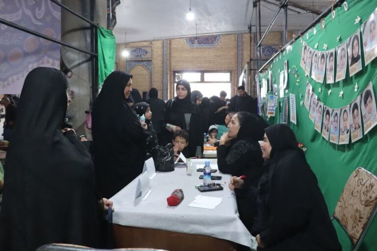 ارائه خدمات رایگان سلامت روان در همایش شیرخوارگان حسینی باقرشهر 