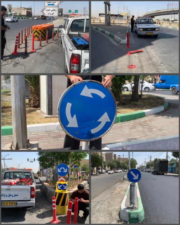 تداوم نهضت ایمن‌سازی معابر در باقرشهر