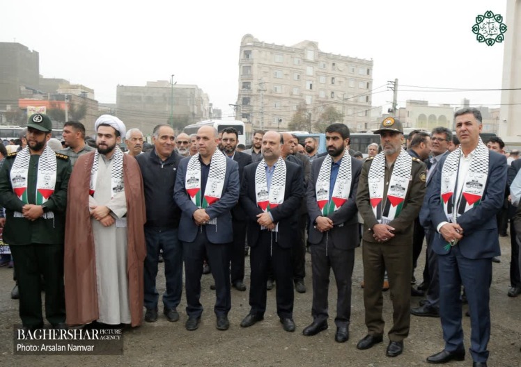 باقرشهر میزبان حماسه روز 13 آبان/ شعار مرگ بر اسرائیل و مرگ بر آمریکا در فضای باقرشهر طنین انداز شد