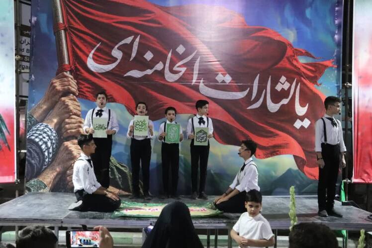 جشن میلاد پیامبر رحمت و امام جعفر صادق(ع) در جمع شبانه مردم باقرشهر