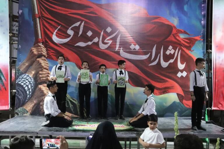 جشن میلاد پیامبر رحمت و امام جعفر صادق(ع) در جمع شبانه مردم باقرشهر
