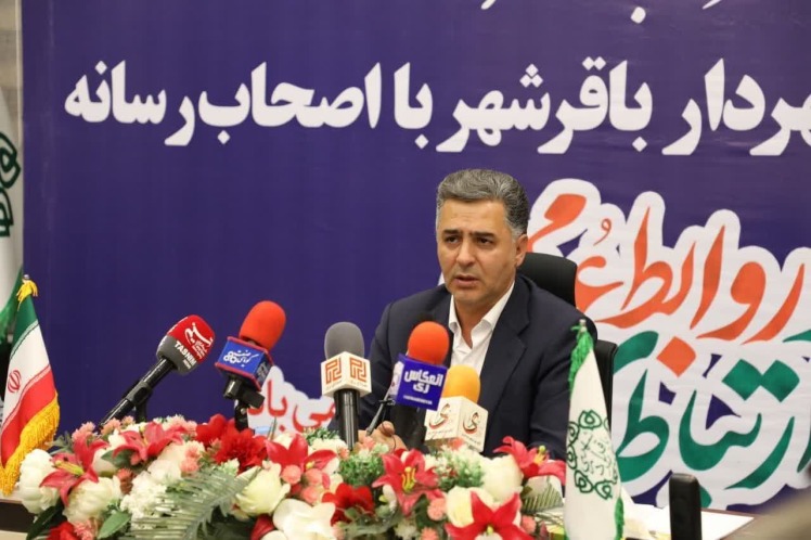 نشست خبری شهردار باقرشهر با اصحاب رسانه