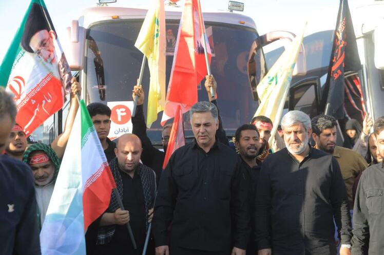  قدم‌تان بر دیده؛ زائران دیار خوزستان به باقرشهر رسیدند