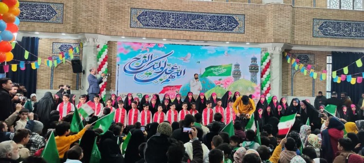 حضور پرشور مردم باقرشهر در جشن بزرگ نیمه شعبان / همخوانی کودکان و نوجوانان با خواننده سلام فرمانده