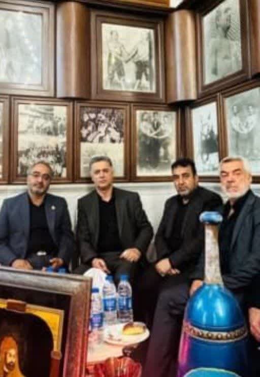حضور شهردار باقرشهر در زورخانه امیرکبیر مشهد