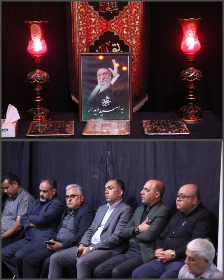 مراسم یادبود قائد شهید امت در بخشداری کهریزک برگزار شد