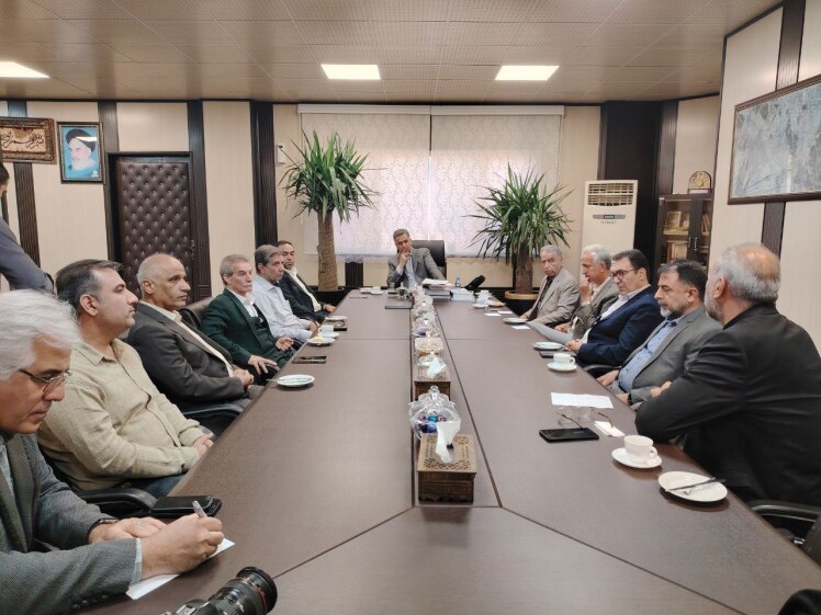 دیدار هیئت امنای شهرسنگ با شهردار باقرشهر