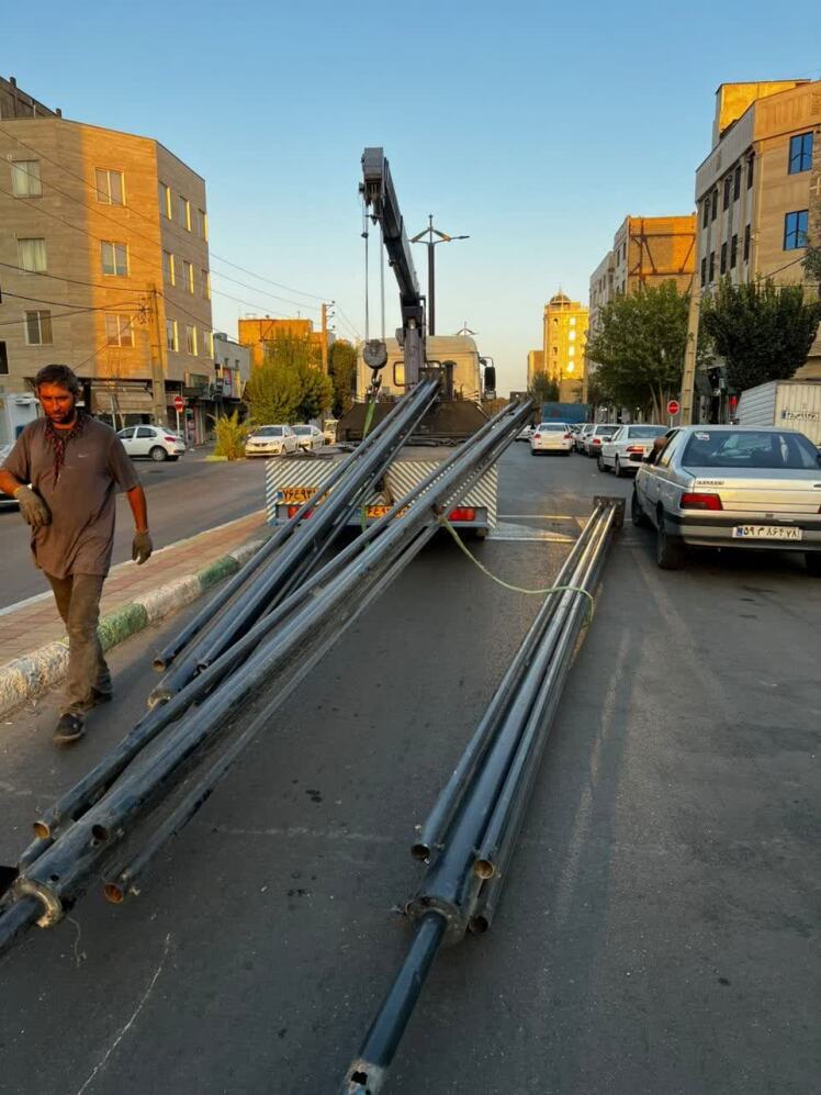 نوسازی سیستم روشنایی بلوار ۳۰ متری شرقی امام خمینی (ره)