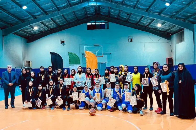 پایان مسابقات بسکتبال دختران نونهال در "جوان پهلوان" باقرشهر  